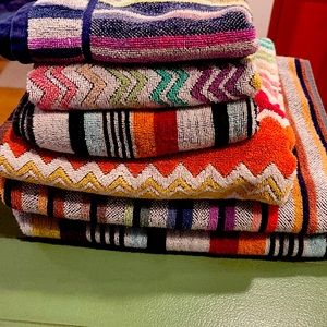Vintage Missoni home towel set